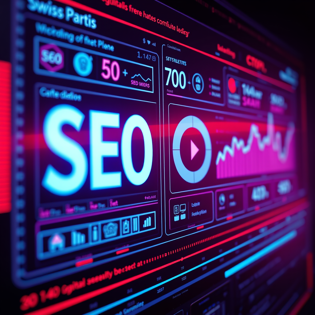 SEO performance dashboard